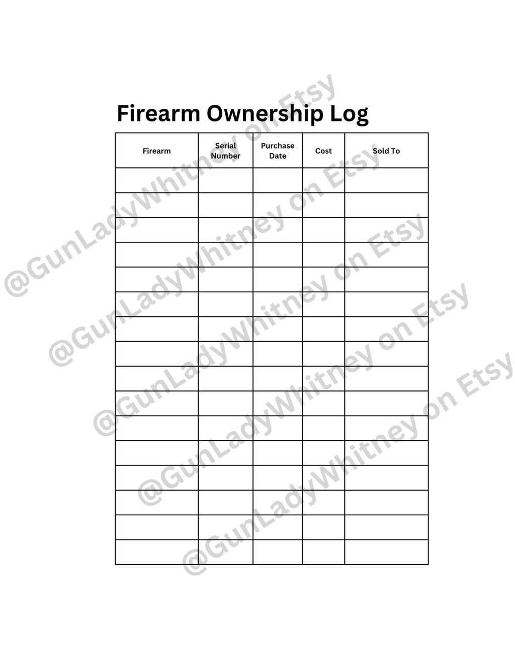 Firearms And Freedom Organizer